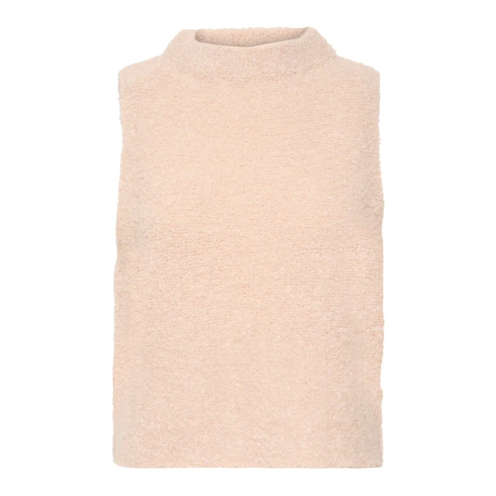 InWear Chique Gebreid Vest met Subtiel Detail Beige Dames
