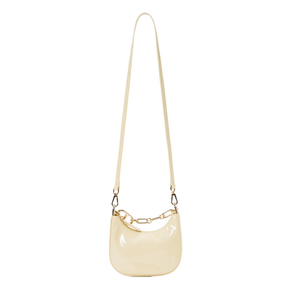 Twinset Gele Schoudertas met Ketting Yellow Dames