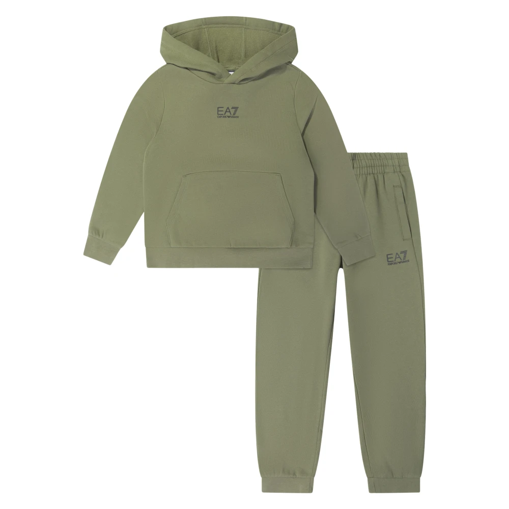 Emporio Armani Ea7 , Kids Sets, Unisex, Green, 10 Y | 140 Cm, Train Core Id Tracksuit
