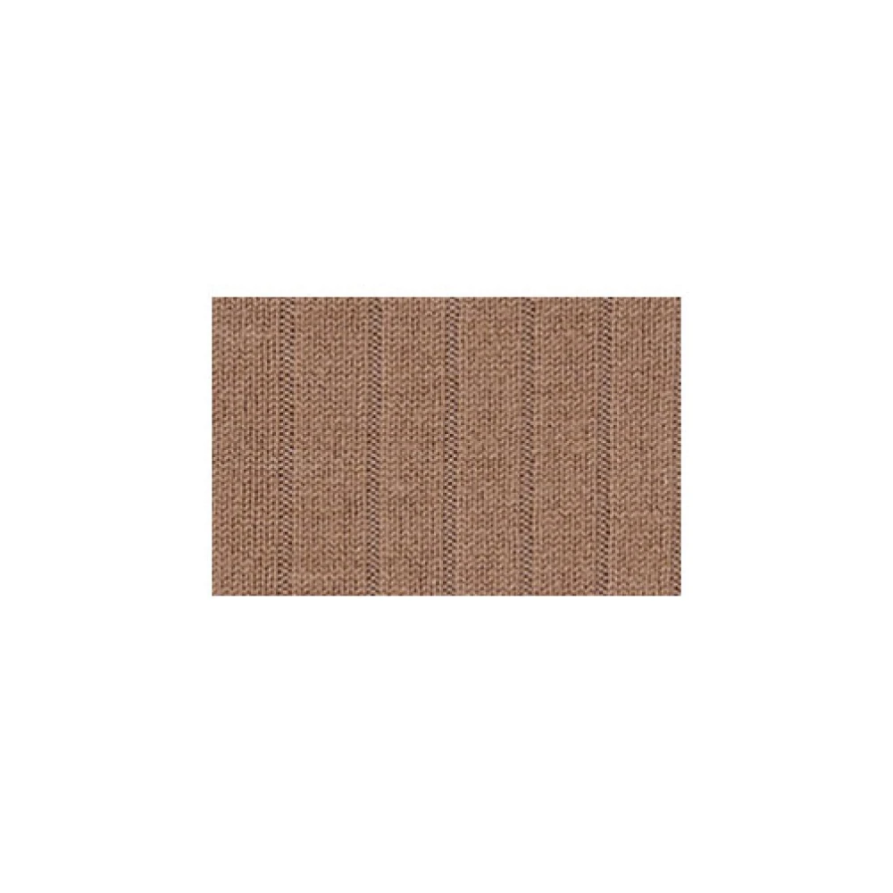 Gallo Lange effen beige geribbelde sokken voor heren Beige Heren