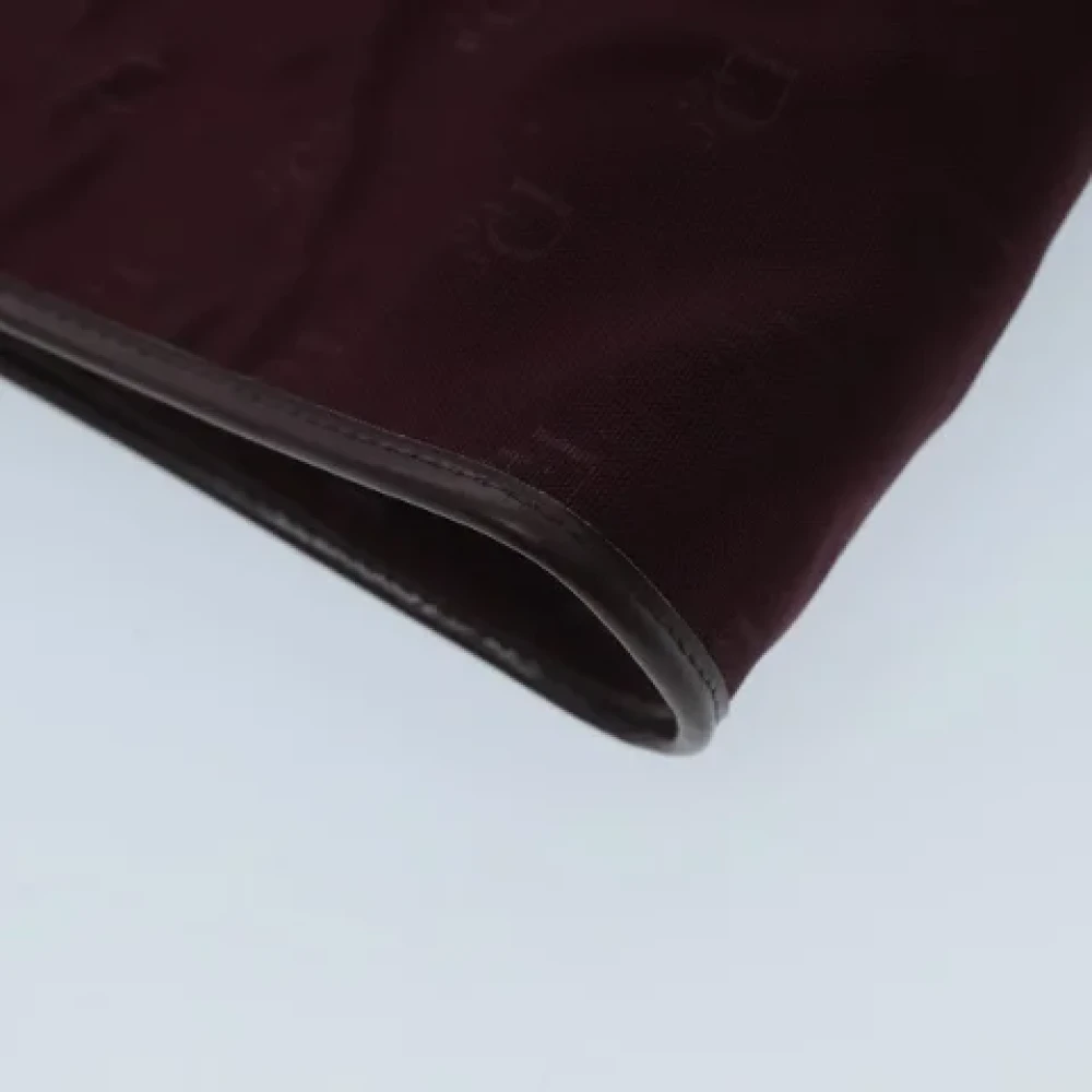 Dior Vintage Pre-owned Fabric dior-bags Red Dames