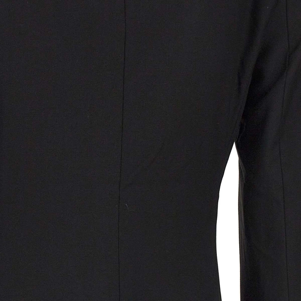 Remain Birger Christensen Zwarte Wollen Blazer met Peak Revers Black Dames