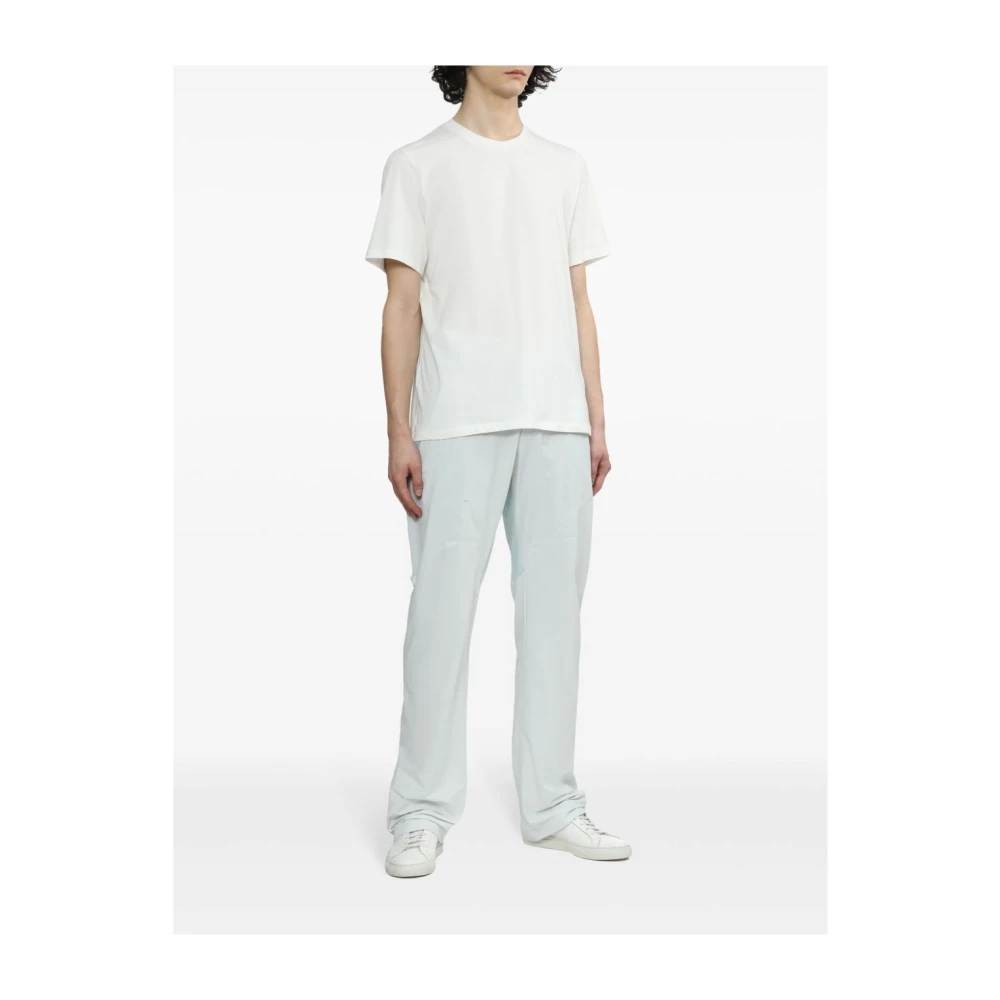 Post Archive Faction Asymmetrische Tee met Streamlines White Heren