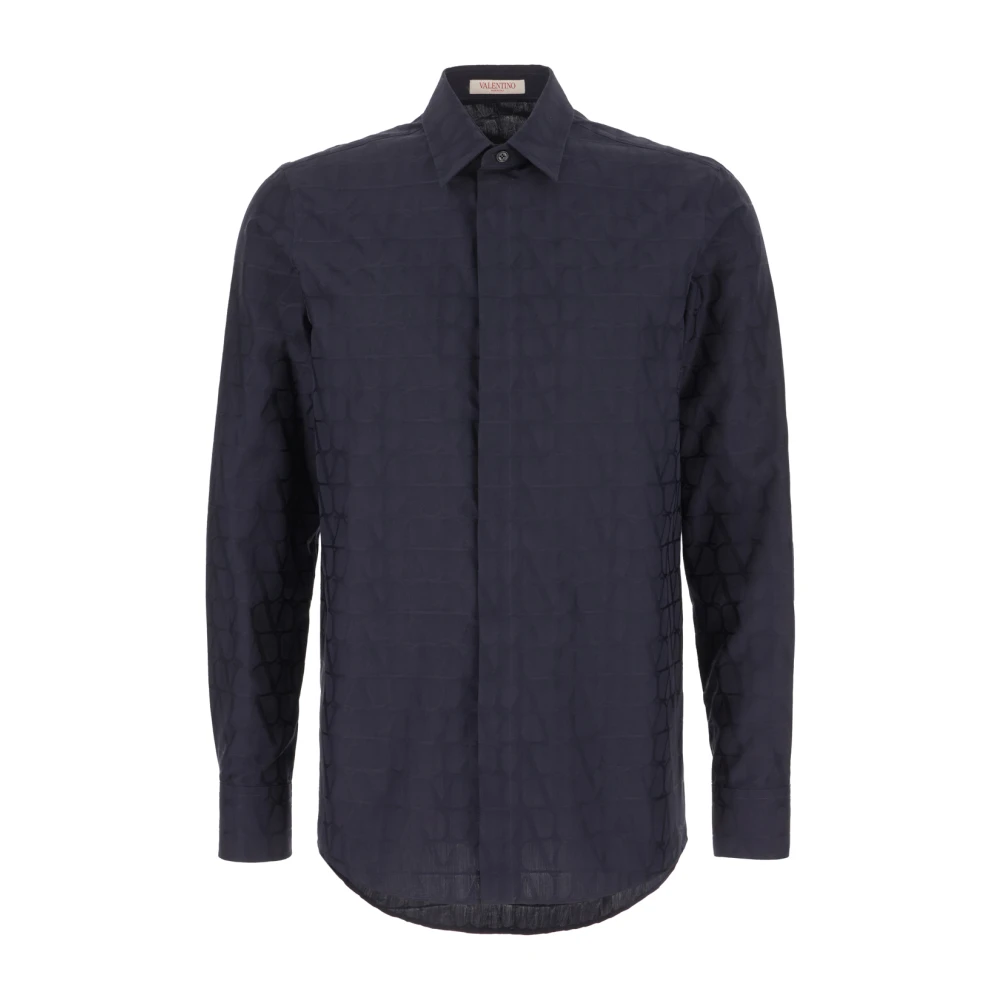 Valentino Garavani , Herren, Shirts, Blau, Xl 