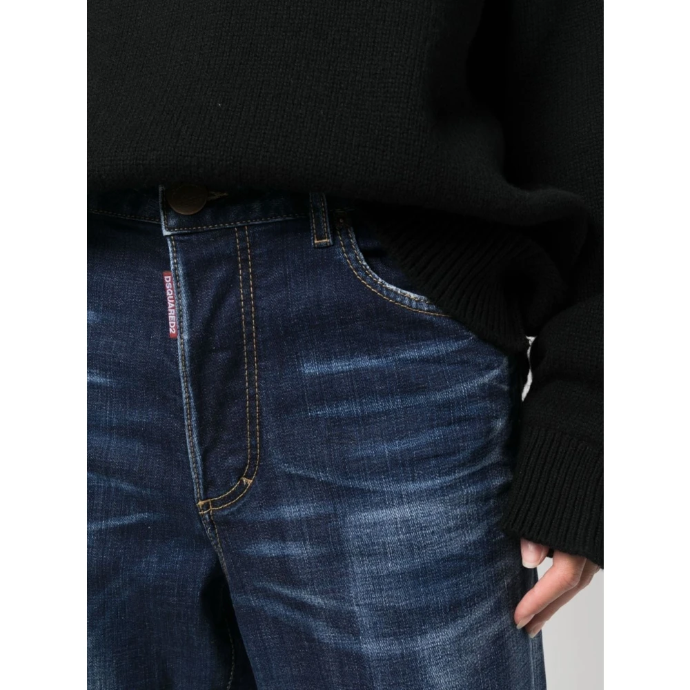 Dsquared2 Trousers Blue Dames