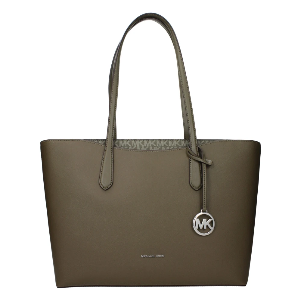 Michael Kors Women's Green Shopping Bags, One Size, Arden Shoulder Bag
