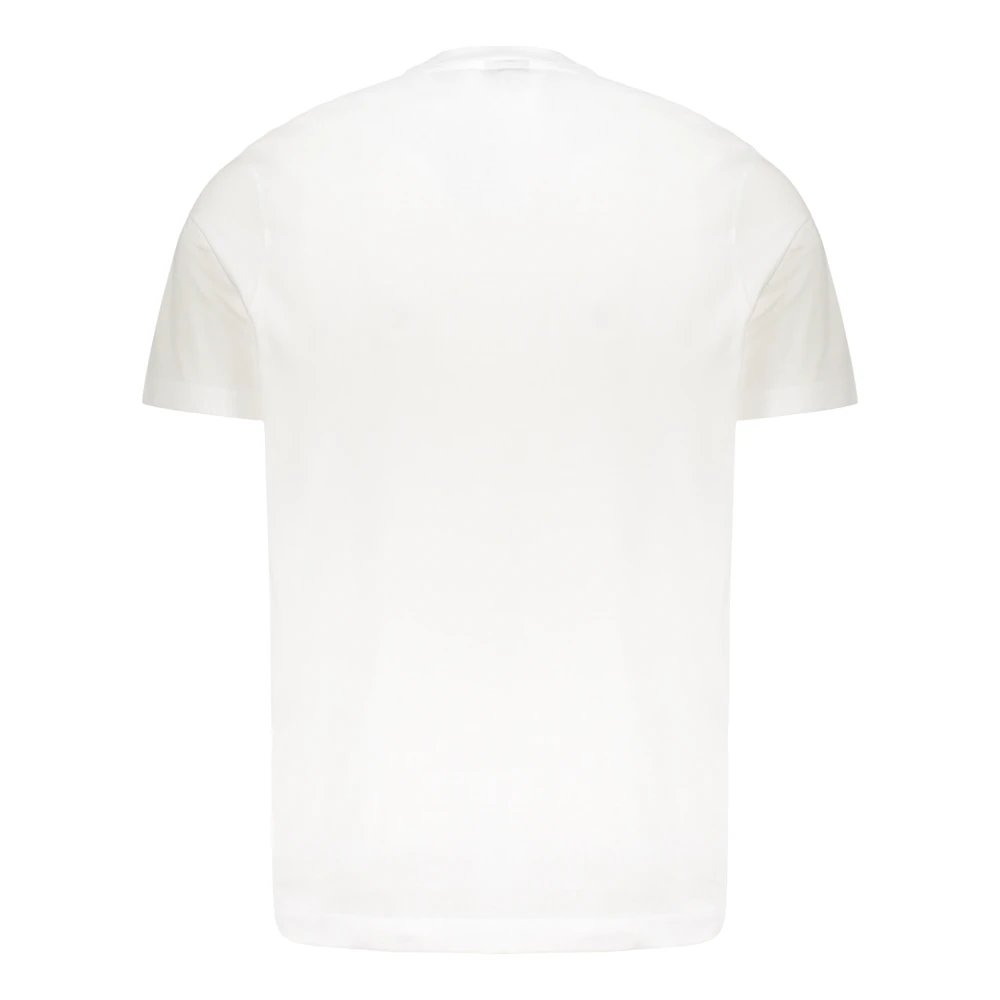 PAUL & SHARK Logo Detail Katoenen T-shirt White Heren