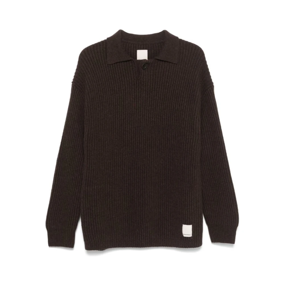 Emporio Armani Bruine Capsule Trui Brown Heren