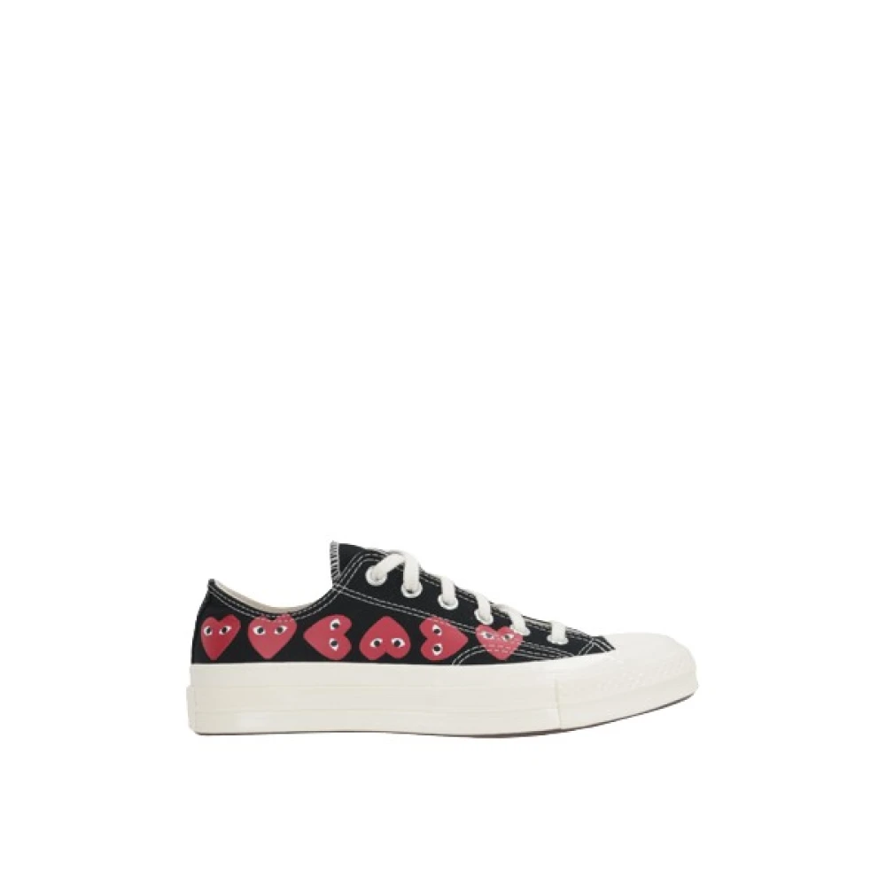 Black Heart Low Top Canvas Sneakers Comme des Garcons Play Women s Fashion Miinto