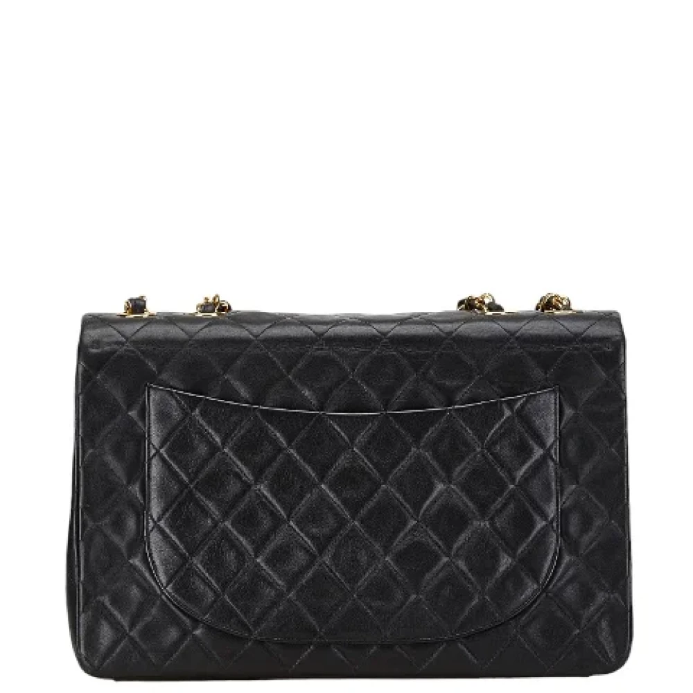 Chanel Vintage Pre-owned Leather crossbody-bags Black Dames