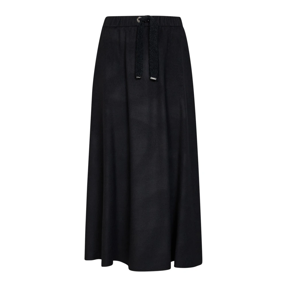 Herno Midi Skirt - Female - Midi Skirts - Black - L - Skirts