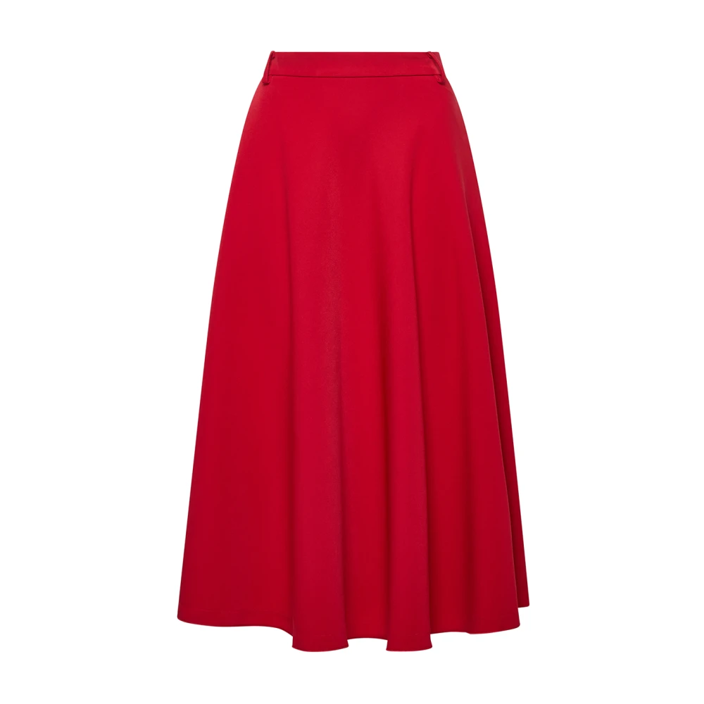 Maliparmi Gedrukte Technische Cady Midi Rok Red Dames