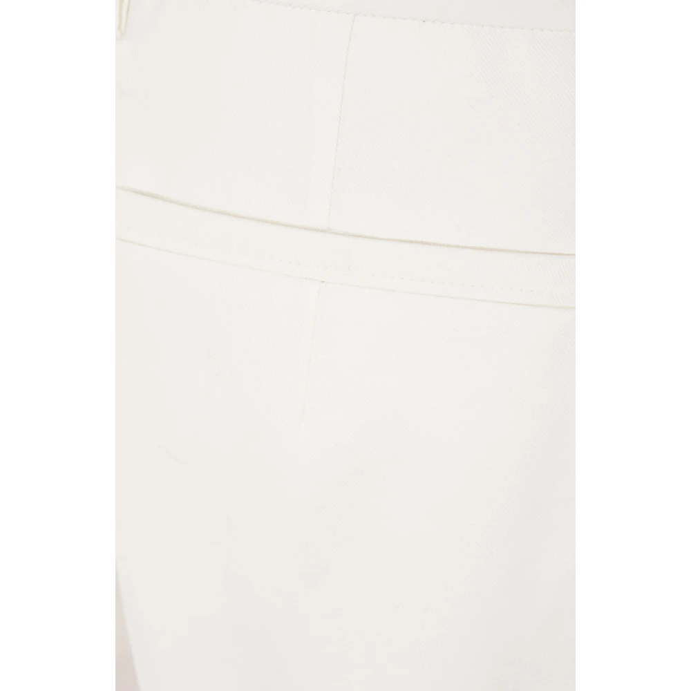 Ermenegildo Zegna Witte Straight Leg Broek White Heren