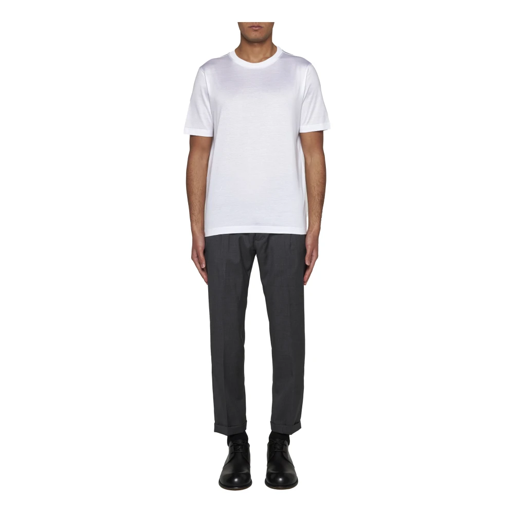 D4.0 Witte T-shirts en Polos White Heren