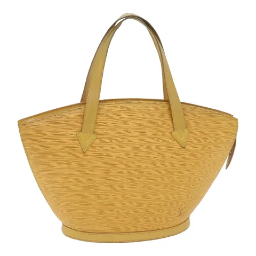 Louis Vuitton Vintage Pre-owned Leather handbags Yellow Dames