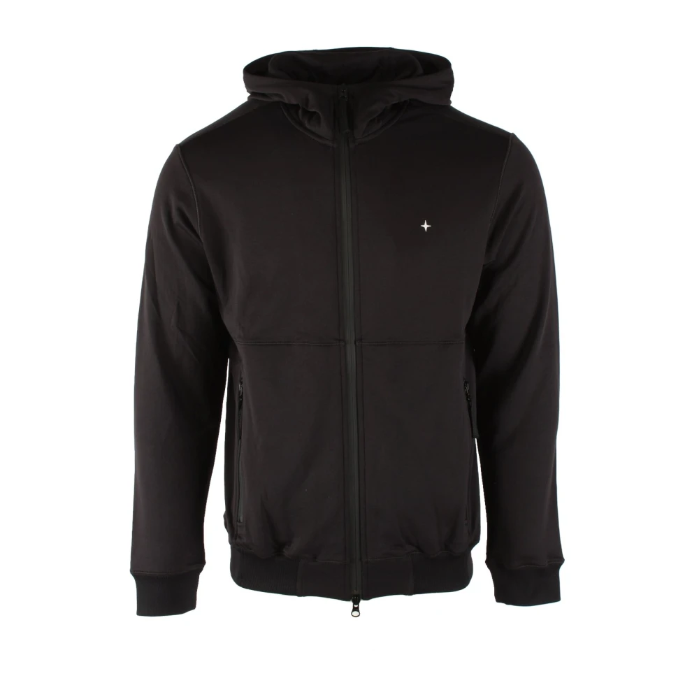 Stone Island Zwarte Heren Vest Black Heren