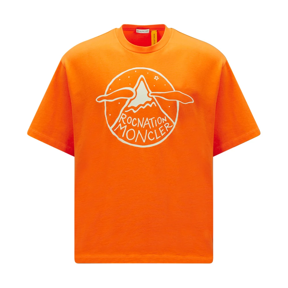 Moncler Genius T-shirt van Jay-Z x Roc Nation Orange Heren