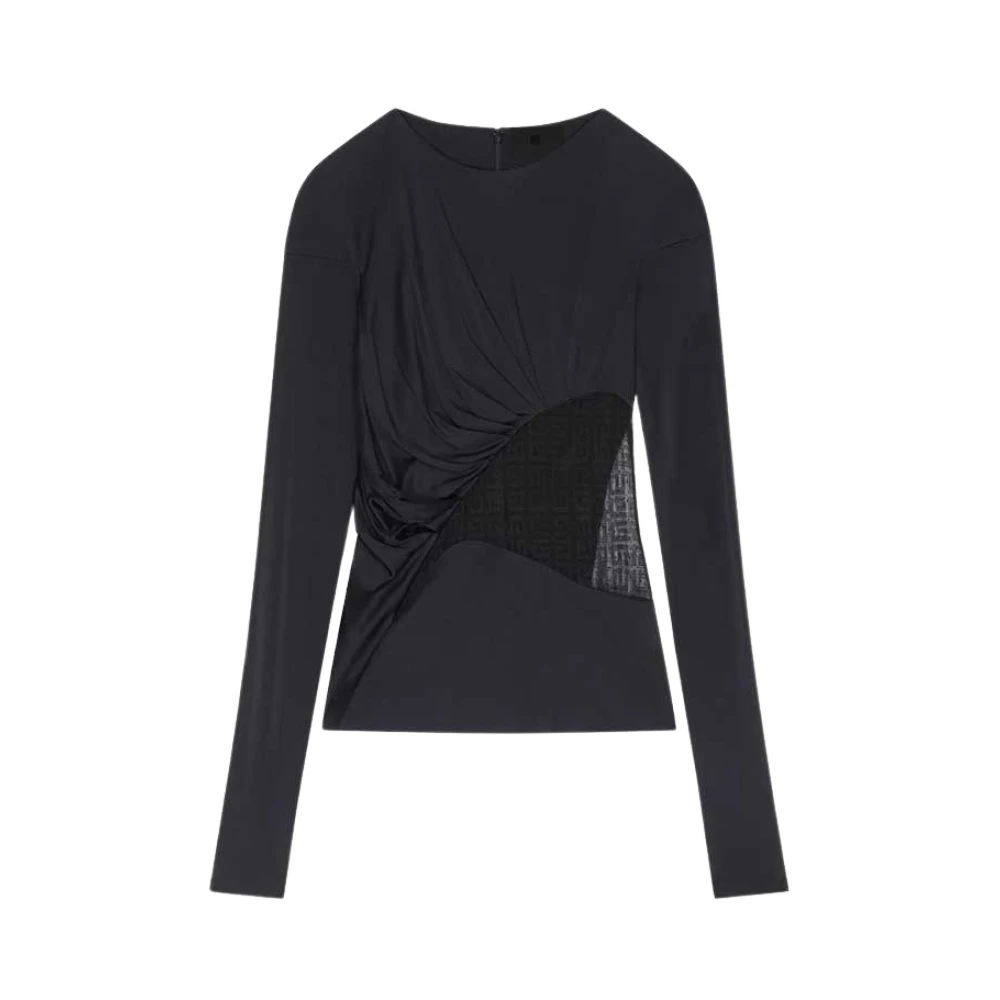Givenchy Long Sleeve Tops Black Dames