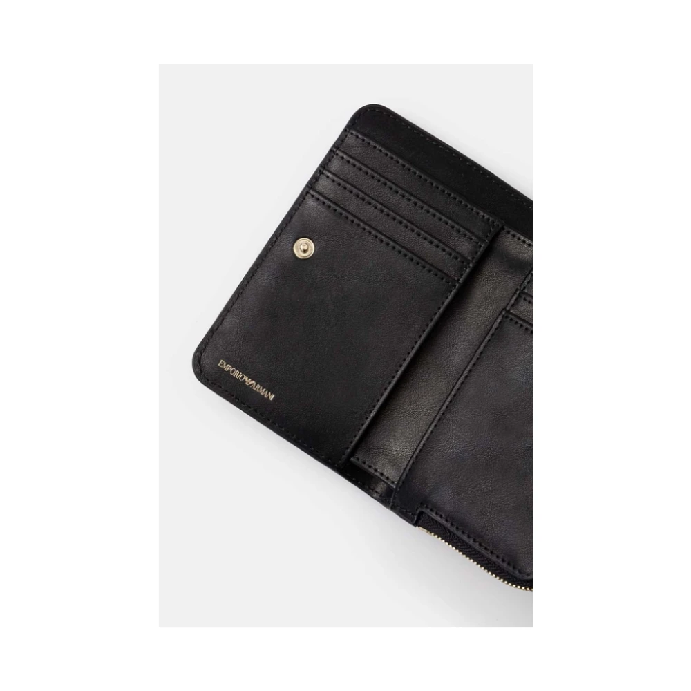 Emporio Armani Grote Array Portemonnee Black Unisex