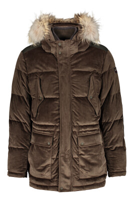 velvet-down-jacket-with-fur-trim