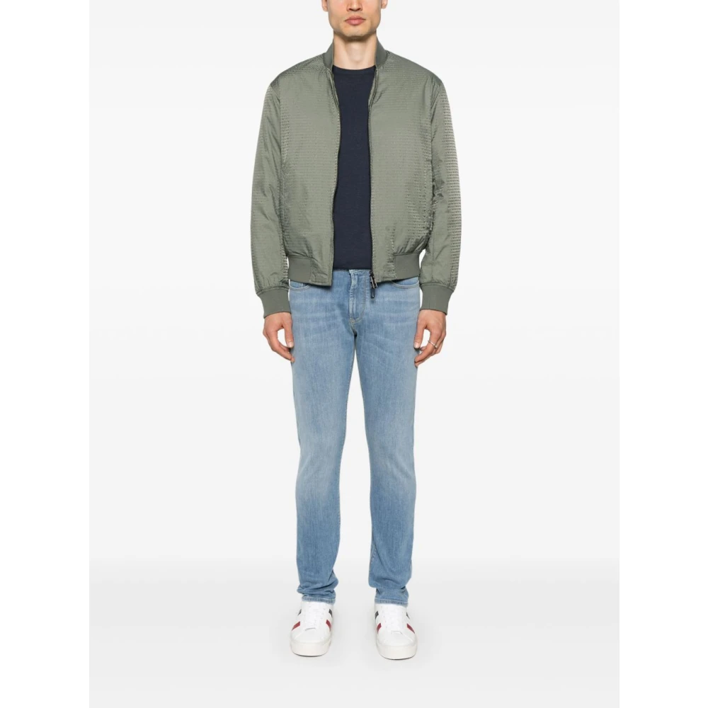 Emporio Armani Heldere Blauwe Jeans met Klassieke Stijl Blue Heren
