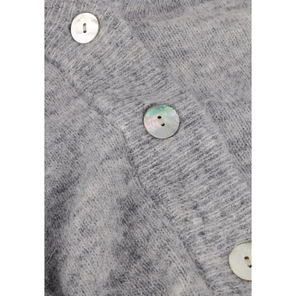 moss copenhagen Hope Cardigan in antraciet Gray Dames