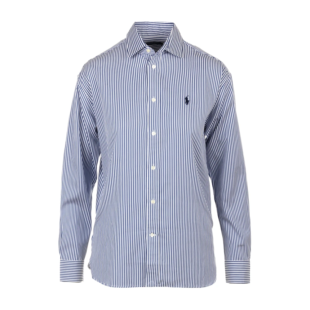Ralph Lauren Overhemden Blauw Blue Dames
