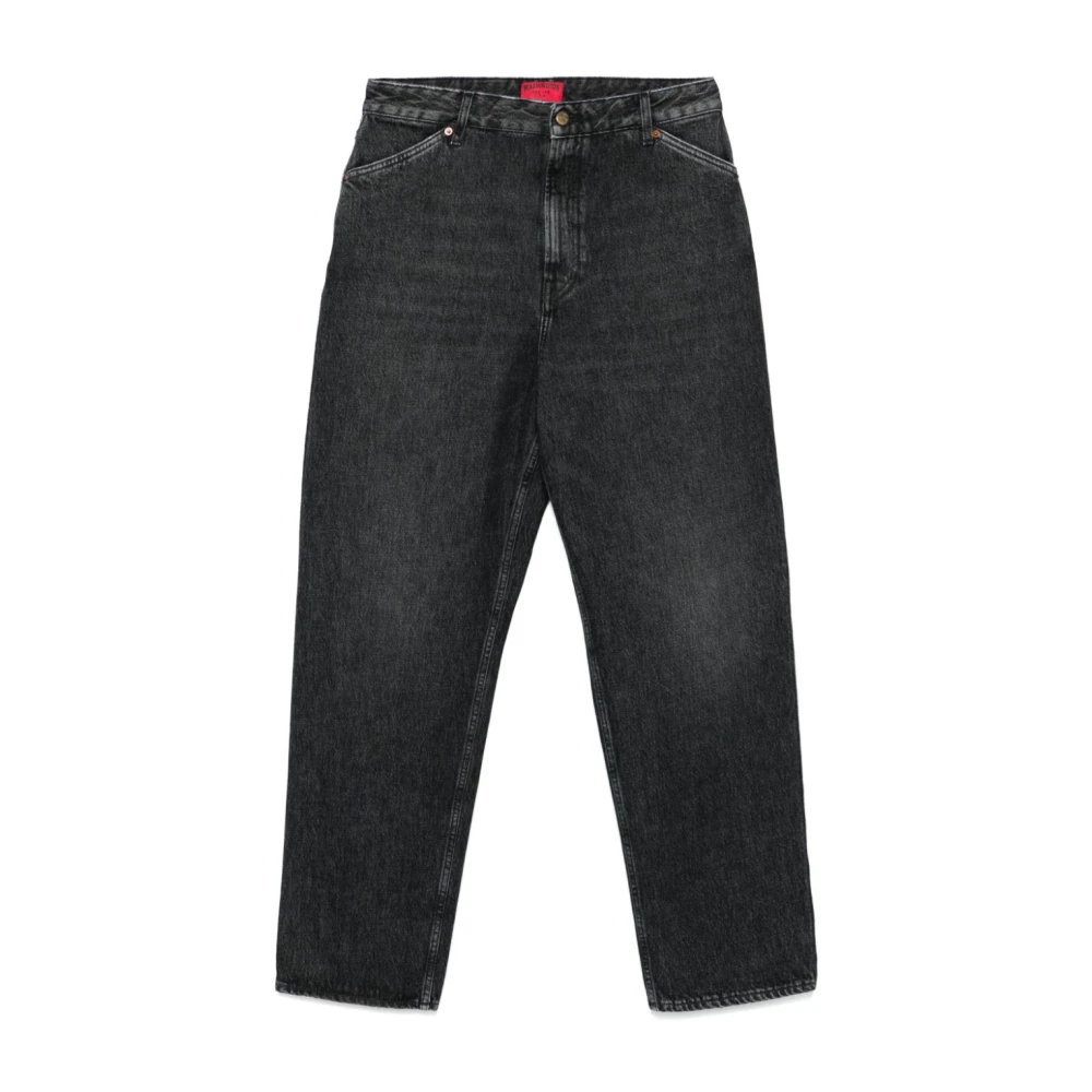 Washington DEE CEE Zwarte Denim Jeans Knoopsluiting Black Dames