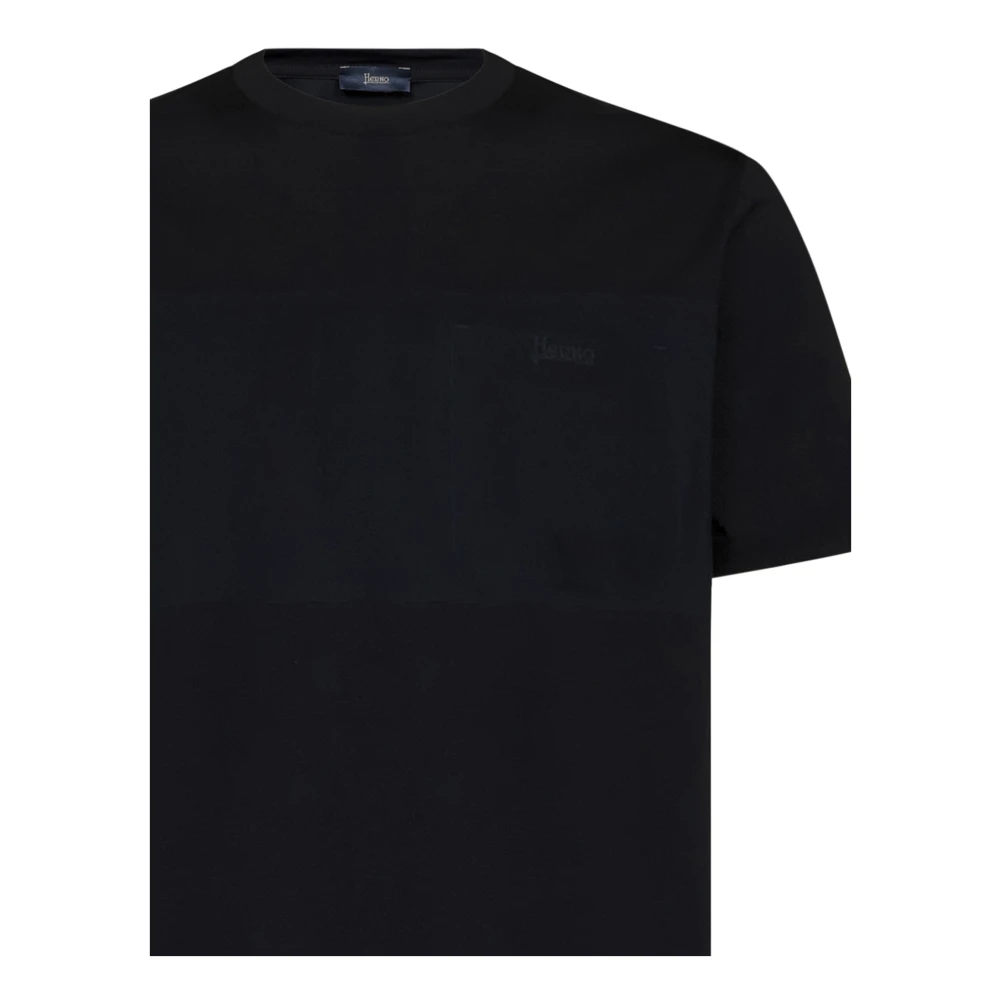 Herno T-Shirts Black Heren