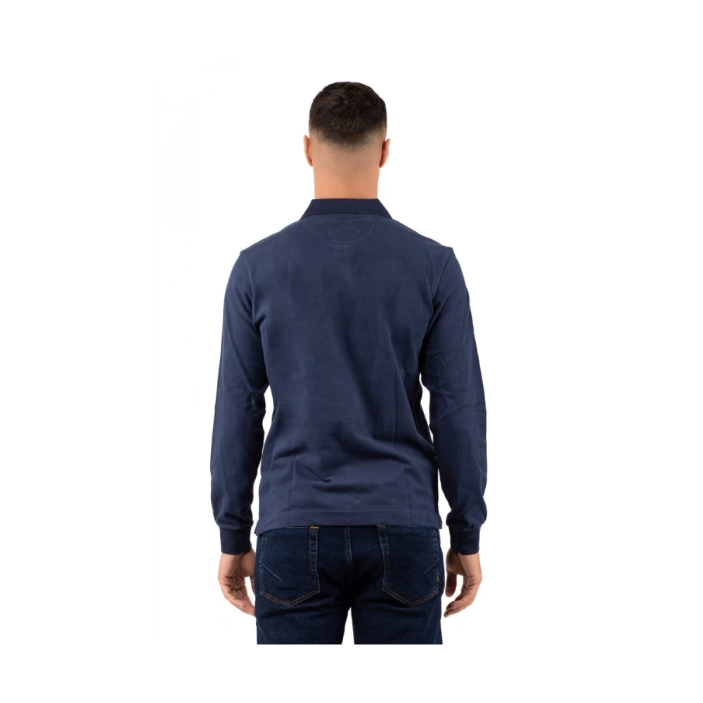 LA MARTINA Heren Polo Klassieke Stijl Blue Heren