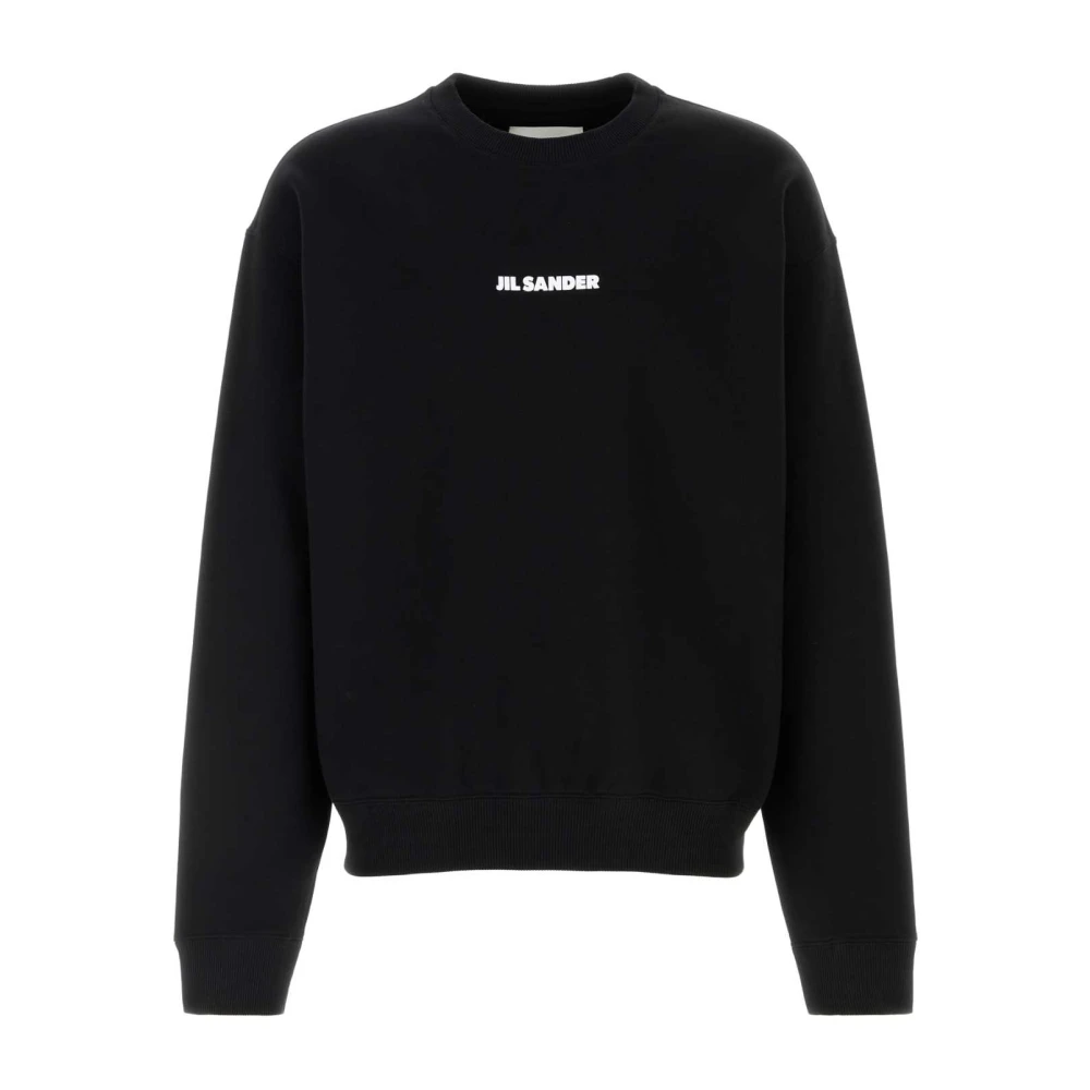 Jil Sander Men's Black Sweatshirts, M, Sweatshirt 148 Cn