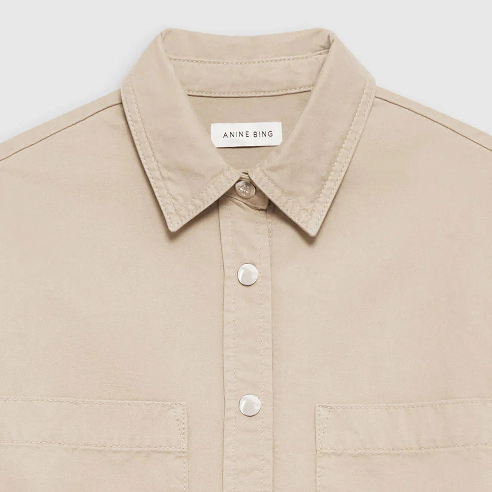 Anine Bing Dante Shirt Beige Dames