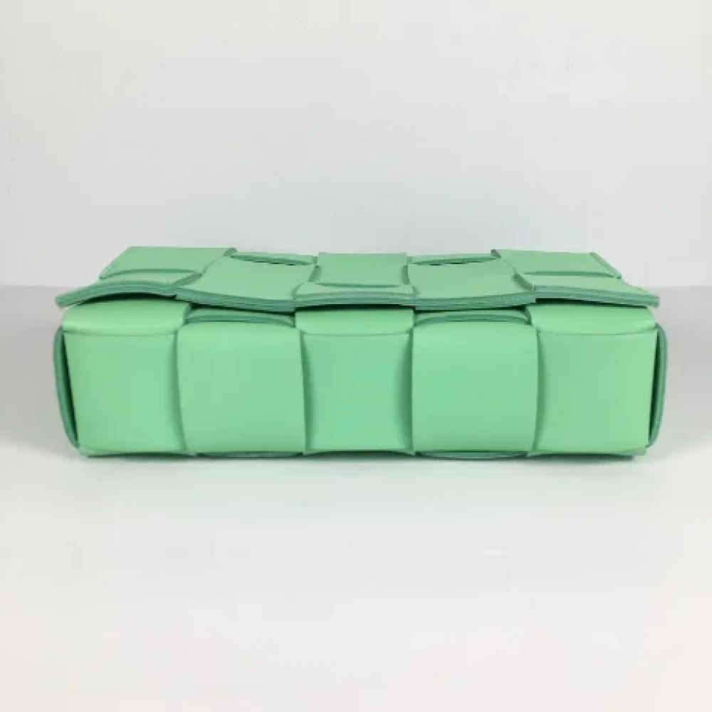 Bottega Veneta Vintage Pre-owned Leather shoulder-bags Green Dames