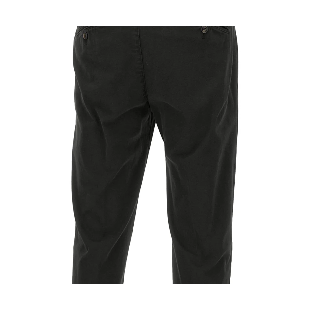 Briglia Klassieke Zwarte Chinos Slim Fit Black Heren