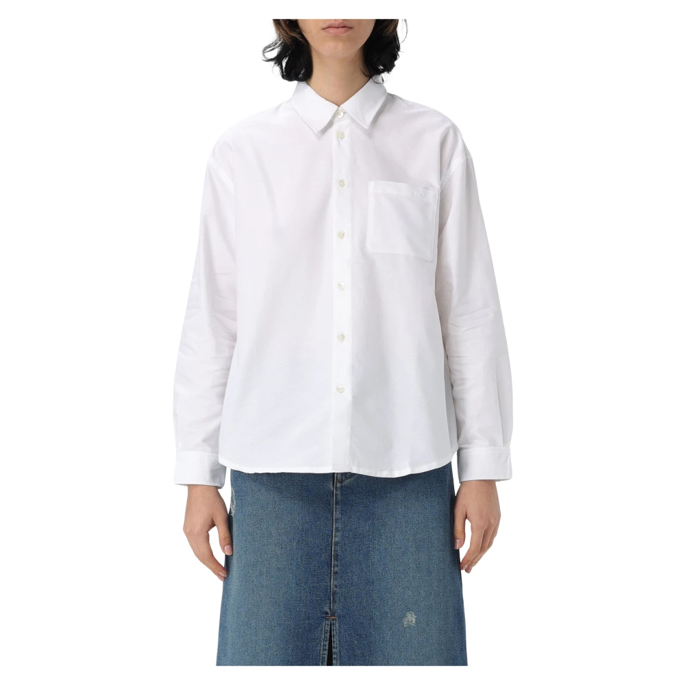 A.P.C. Broderad Jeansjacka White, Dam