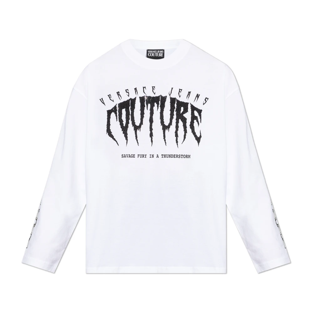 Versace Jeans Couture T-shirt met print White Heren