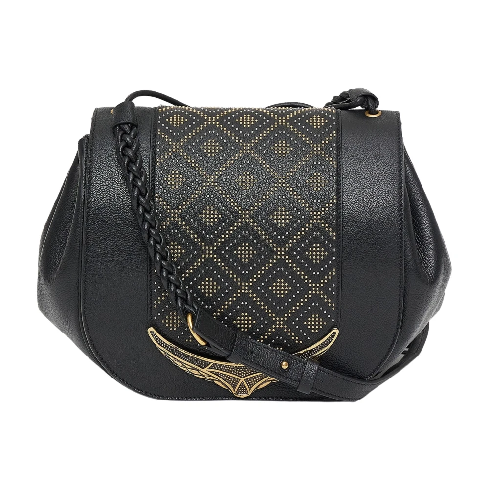 Roberto Cavalli Schoudertas Black Dames
