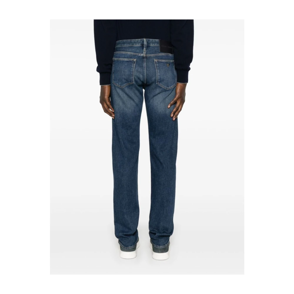 Emporio Armani Slim Fit Denim Jeans Blue Heren