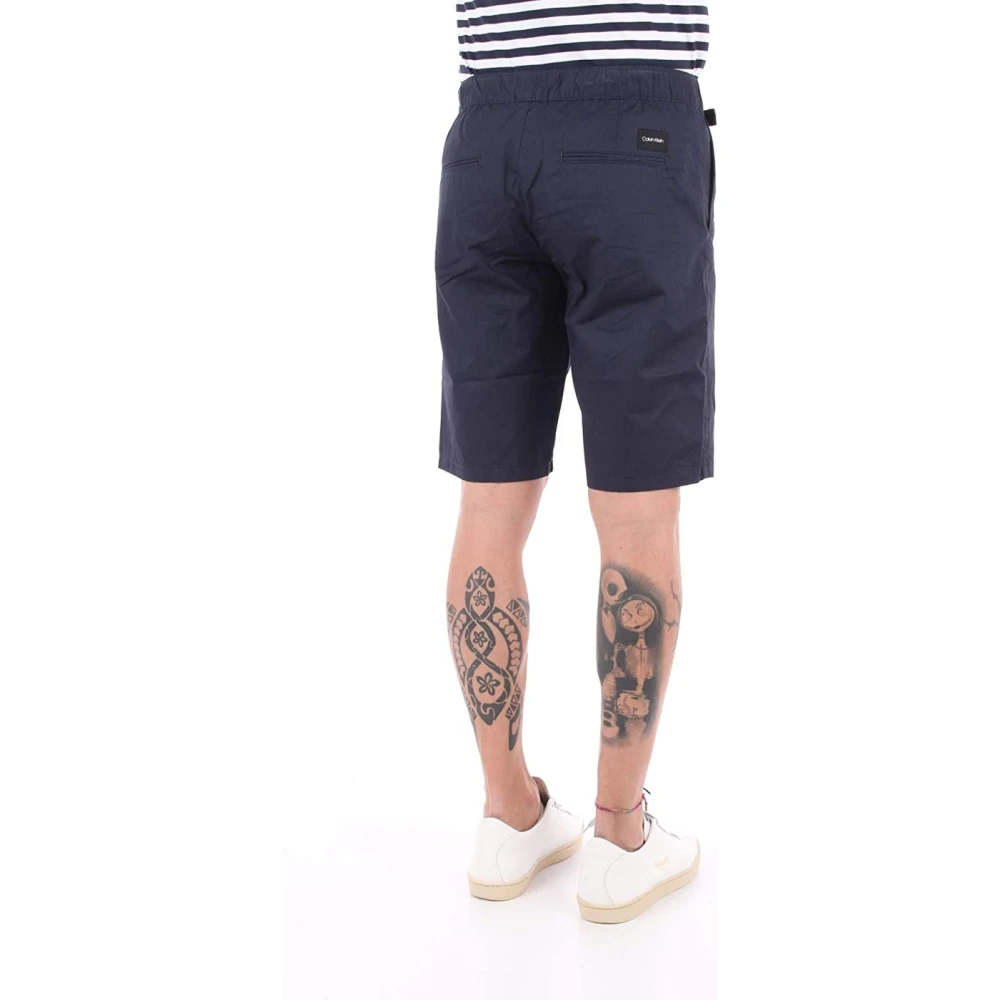 Calvin Klein Stijlvolle Bermuda Shorts voor zomerdagen Blue Heren