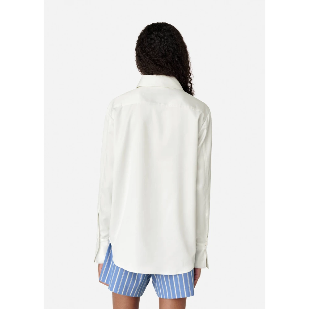 Axel Arigato Rumi Satijnen Blouse White Dames