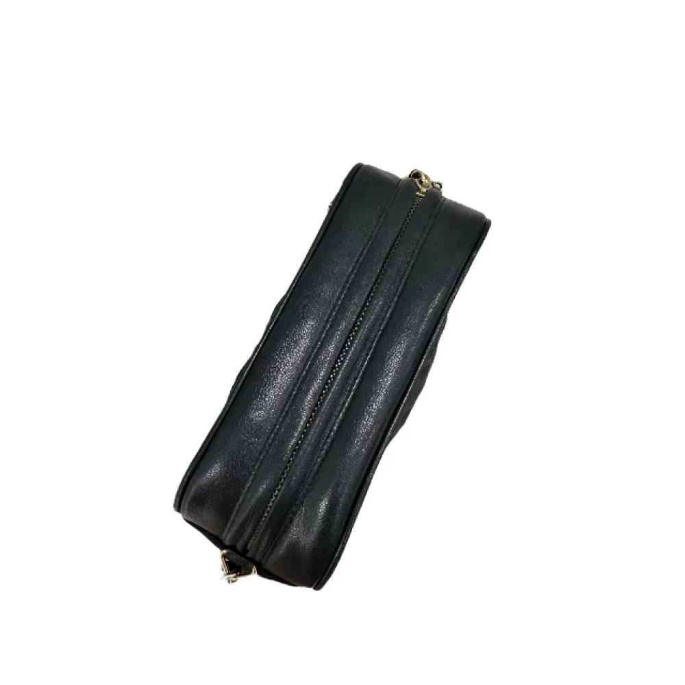 Chanel Vintage Pre-owned Leather chanel-bags Black Dames