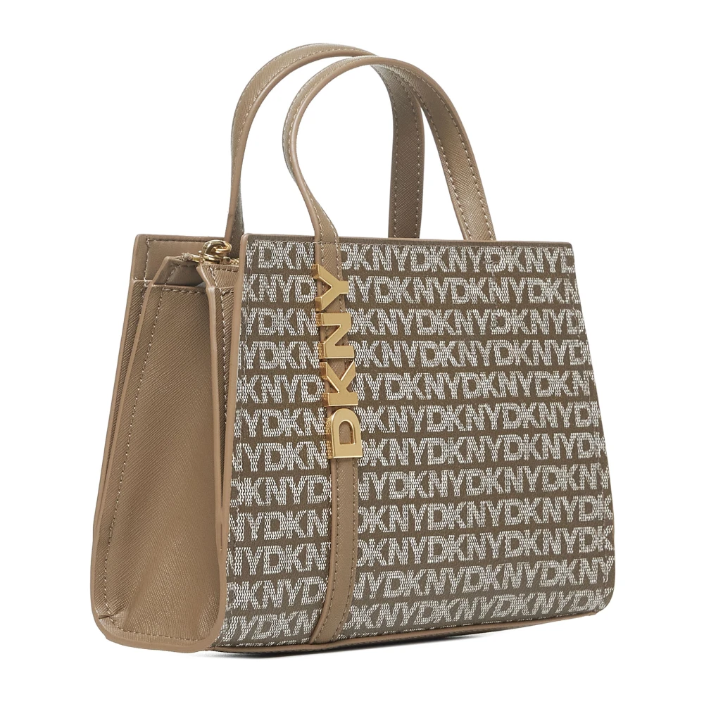 DKNY Stijlvolle Schoudertas Brown Dames