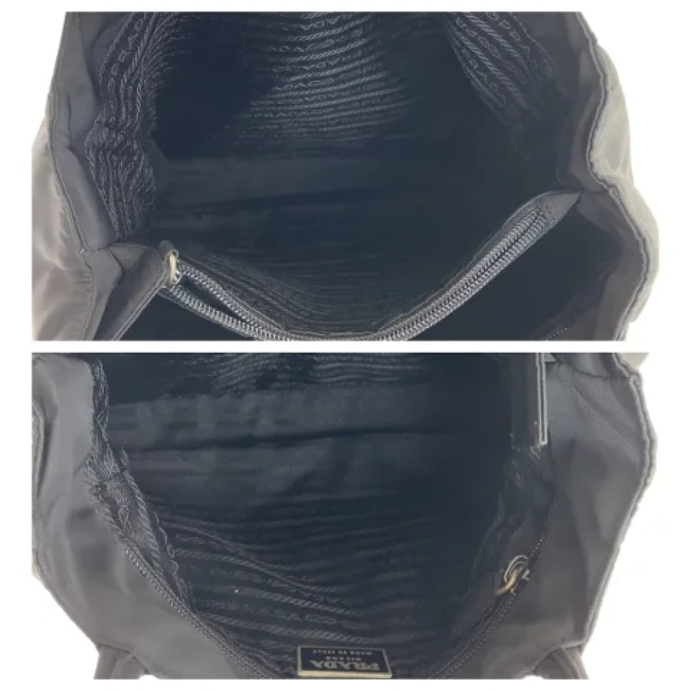 Prada Vintage Pre-owned Canvas totes Black Dames