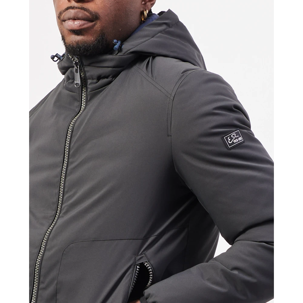 YES ZEE Zwarte gevoerde softshell jas Black Heren