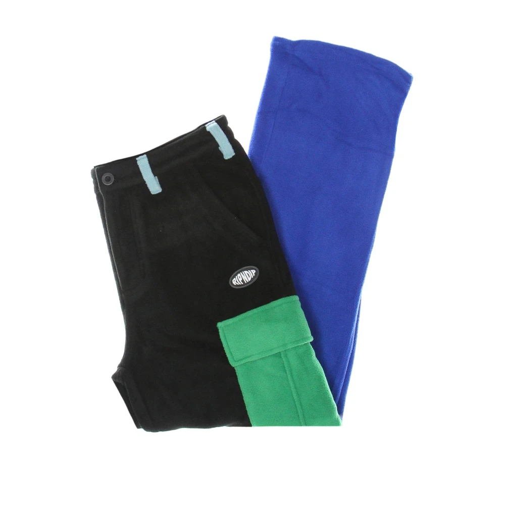 Ripndip Kleur Blok Fleece Cargo Broek Multicolor Heren