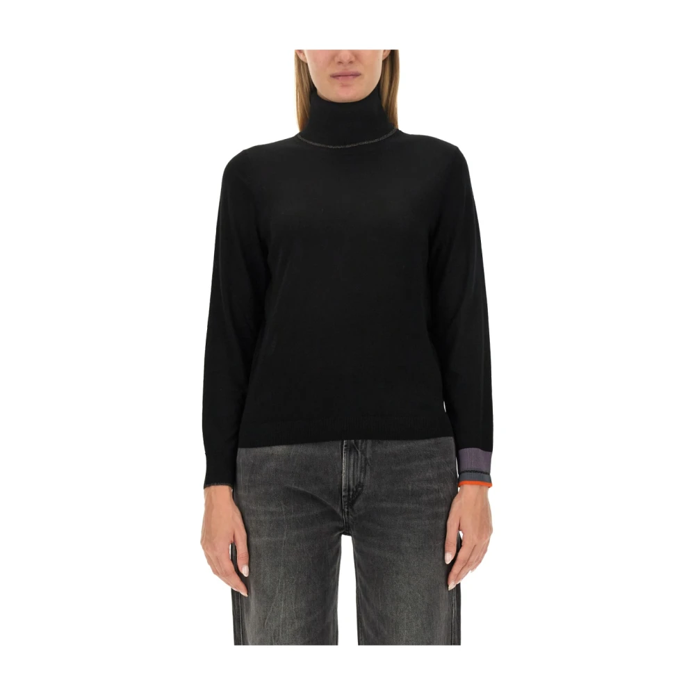 PS By Paul Smith Luxe Coltrui Breiwerk voor Vrouwen Black Dames