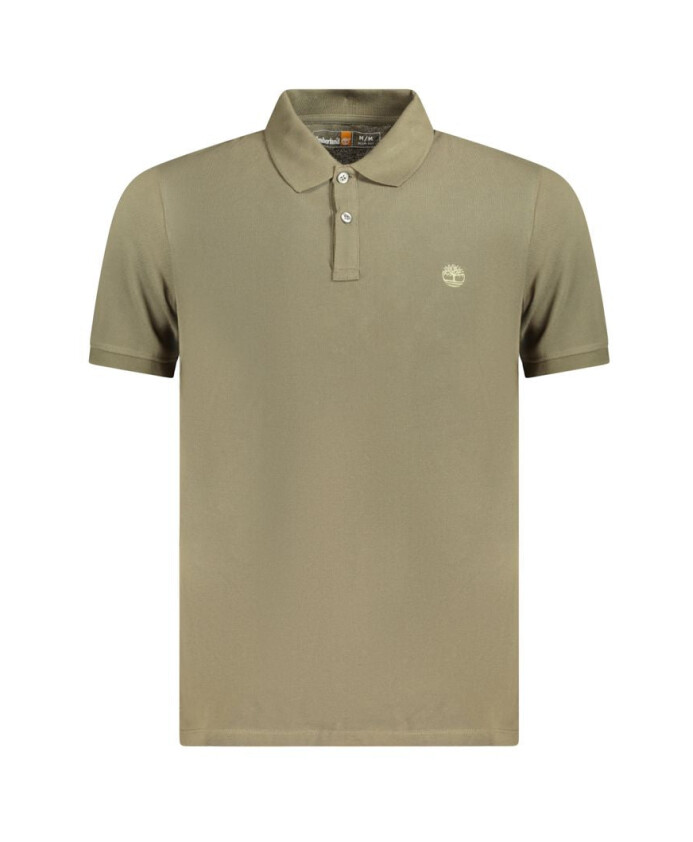 polo-vert-en-coton-avec-broderie