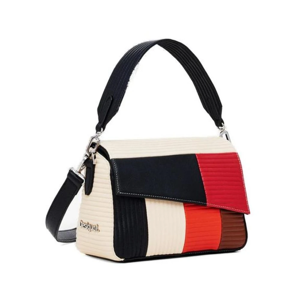 Desigual Stijlvolle Polyethyleen Handtas Dames Collectie Multicolor Dames