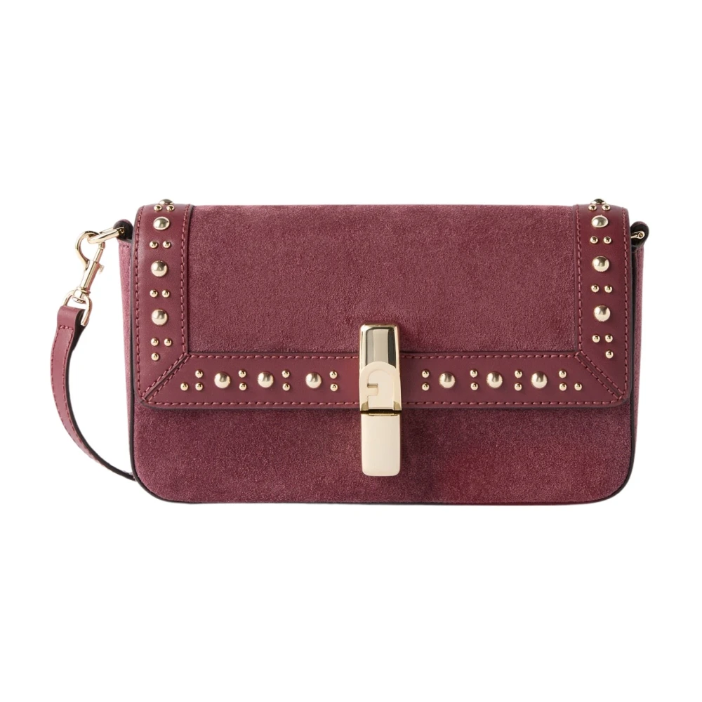 Furla Vrouw Rood Tassen Dames, One Size, Leer, Iride S