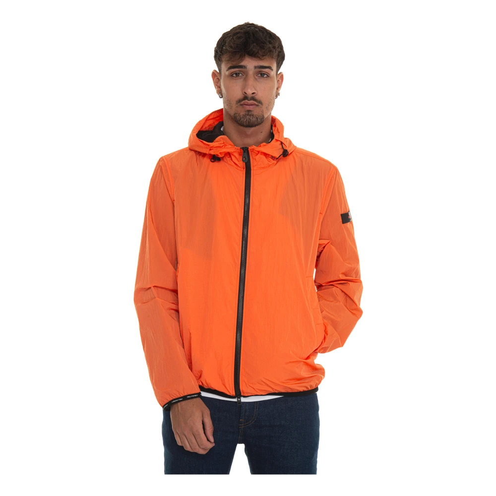 Peuterey Windjack met winddichte manchet Orange Heren